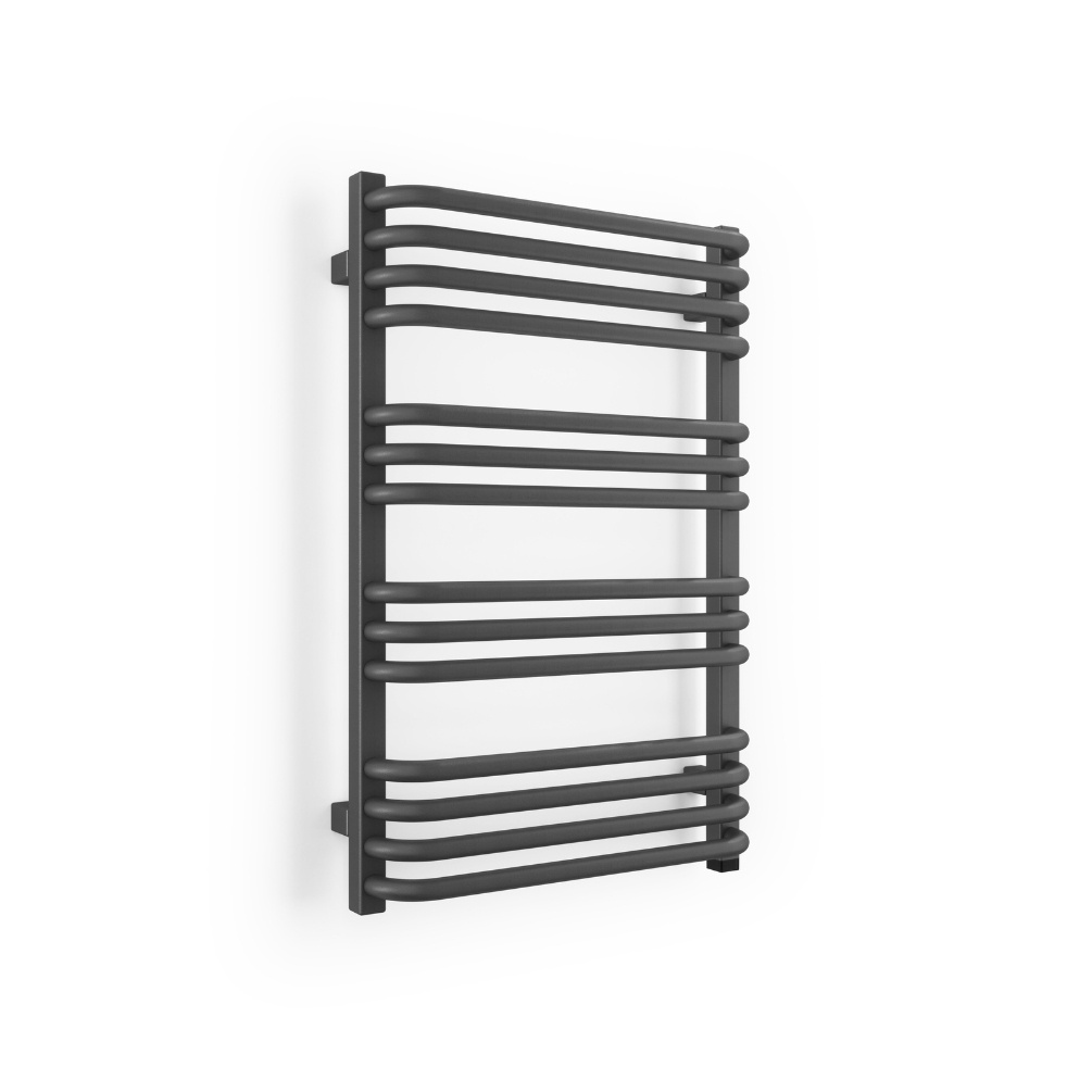 Terma Alex One Modern Grey 760 x 500 Electric Towel Rail Sanctuary